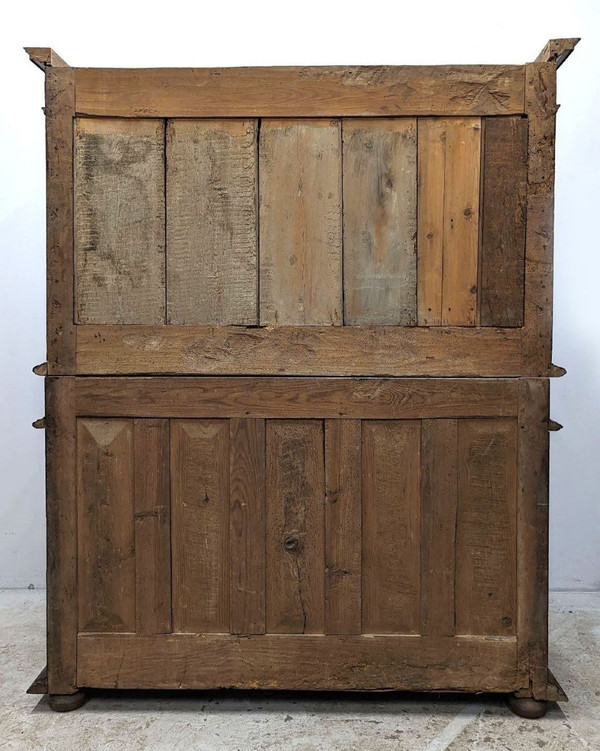 Four 17th Century Walnut Doors With Putti Decor