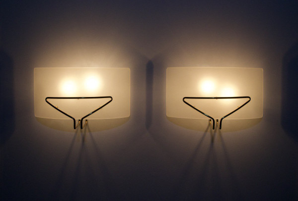 Modernist wall lights "2603" Pierre Disderot