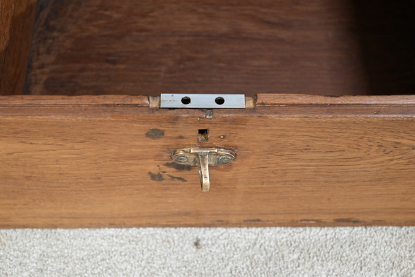 Small Teak Marine Trunk or Chest - Late 19th century