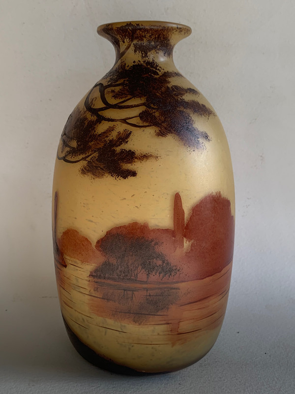 GAUTHIER vase lakescape