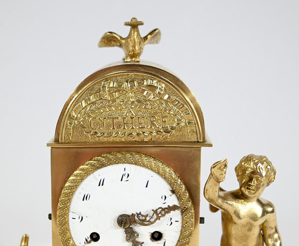 Small Travel Clock, Empire Period - Early 19th century