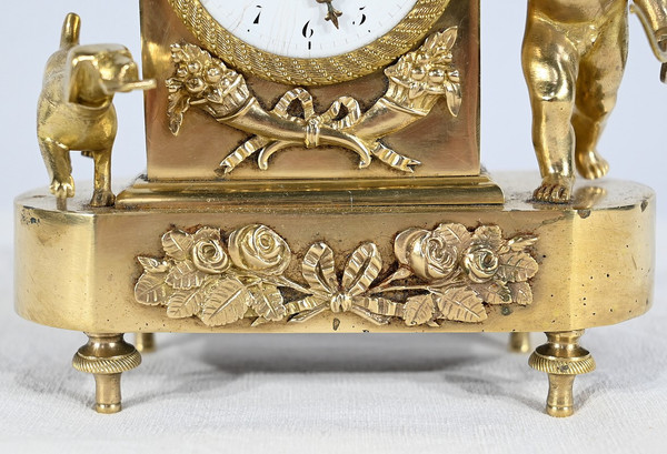 Small Travel Clock, Empire Period - Early 19th century