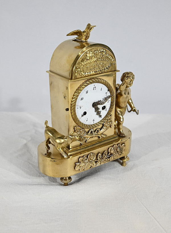 Small Travel Clock, Empire Period - Early 19th century