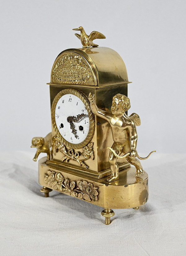 Small Travel Clock, Empire Period - Early 19th century