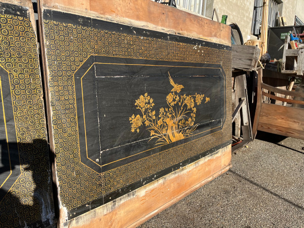 1800 walnut boiserie panels