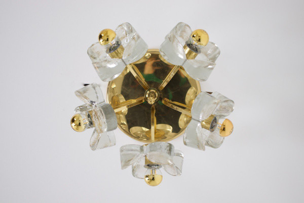 Ceiling Lamp In Brass & Flowers Simon & Schelle