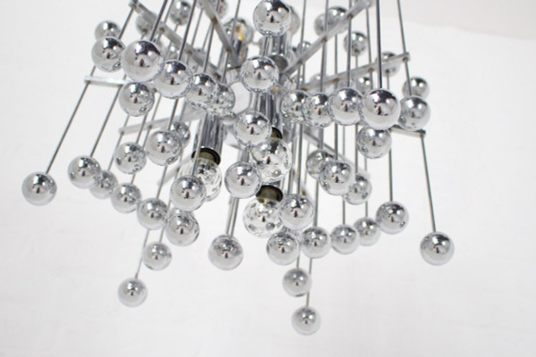 Kinetic Atomic Suspension Chandelier.