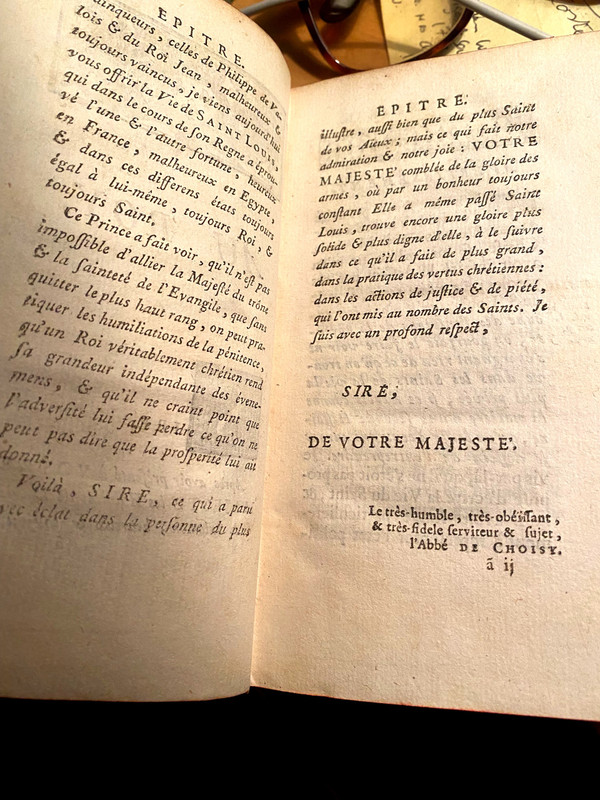 Histoire de France sous les Règnes de St Louis, Phil. de Valois, du Roi Jean de Ch. V 1& de Ch. VI , par Choisy 17500