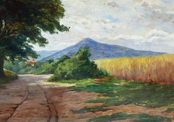 Georges DUHAIN, Paysage en Bresse