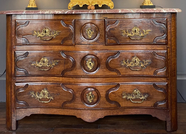 natural wood chest of drawers from the 18th century