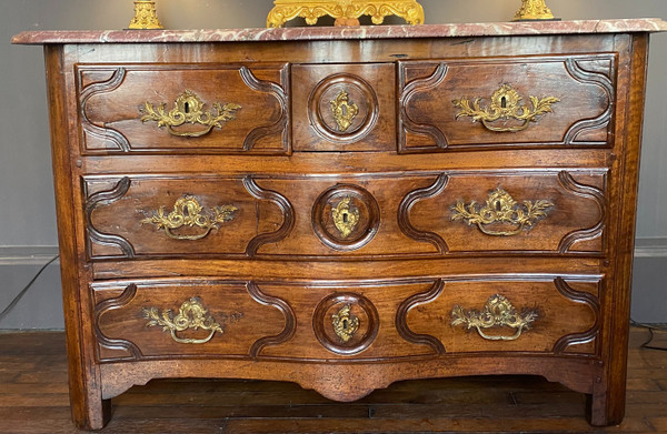 natural wood chest of drawers from the 18th century