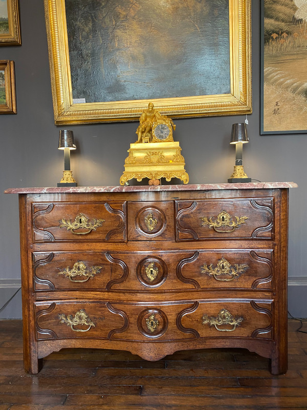 natural wood chest of drawers from the 18th century