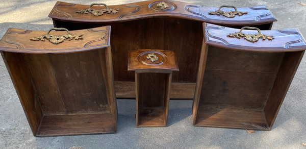 natural wood chest of drawers from the 18th century