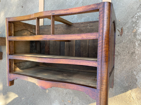 natural wood chest of drawers from the 18th century