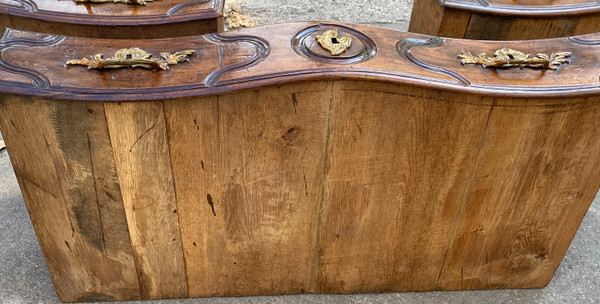 natural wood chest of drawers from the 18th century