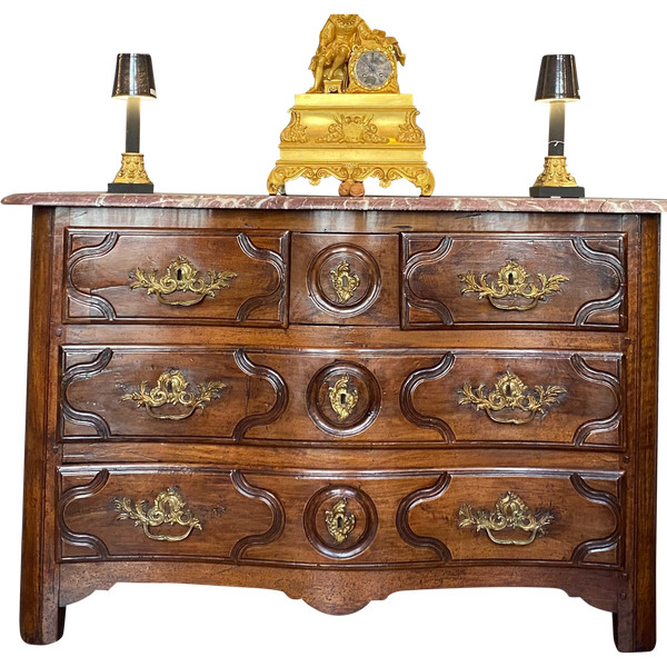 natural wood chest of drawers from the 18th century