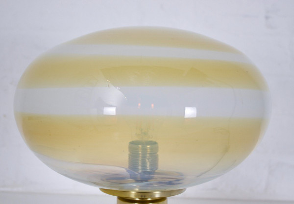 Doria Opalescent Blown Glass Lamp.