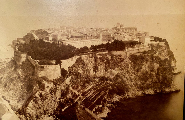 Große, in Sepia gerahmte Fotografien, signiert N. D. Foto: Marseille, Lyon, Nizza und Monaco, 19. Jahrhundert