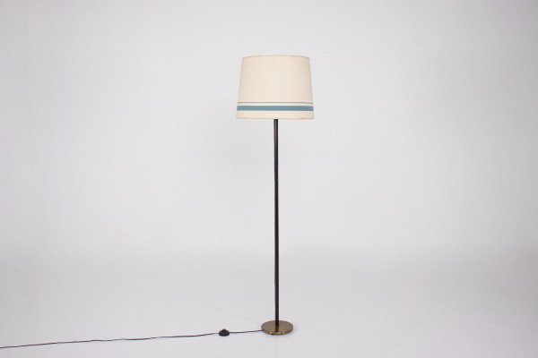 Lampadaire Gainé Cuir, K & L Belysning Sweden.