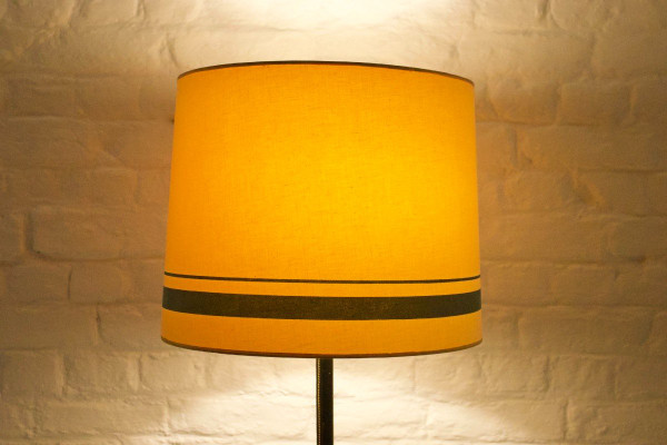 Lampadaire Gainé Cuir, K & L Belysning Sweden.