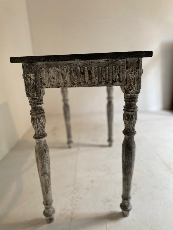 Small Napoleon III Patinated Table