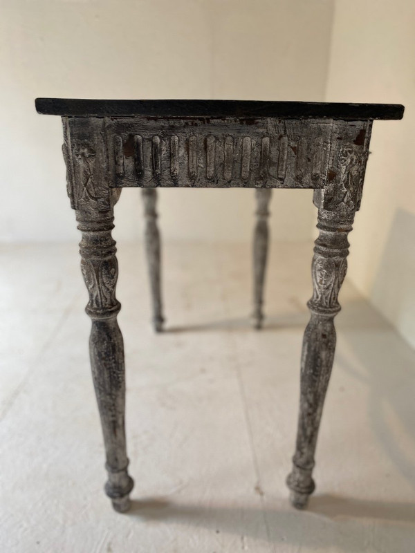 Small Napoleon III Patinated Table