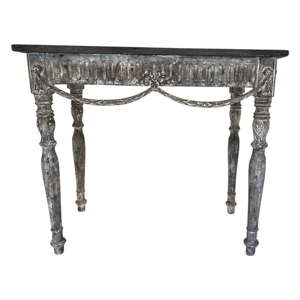 Small Napoleon III Patinated Table