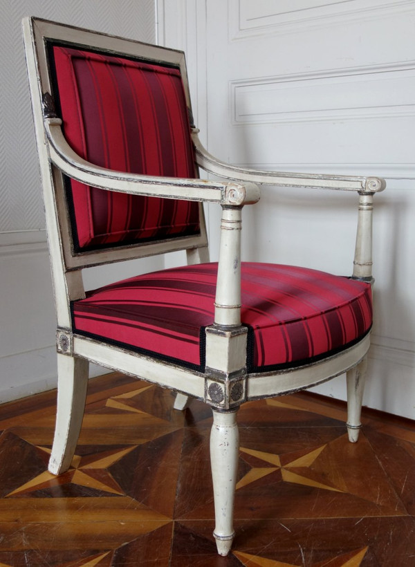 2 Imperial Empire Armchairs For The Tuileries And Fontainebleau Attributed To Jacob Desmalter