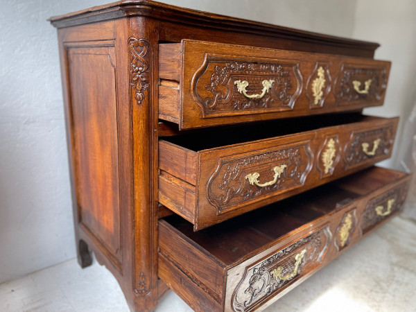 Louis XIV Commode 18th Liège Oak