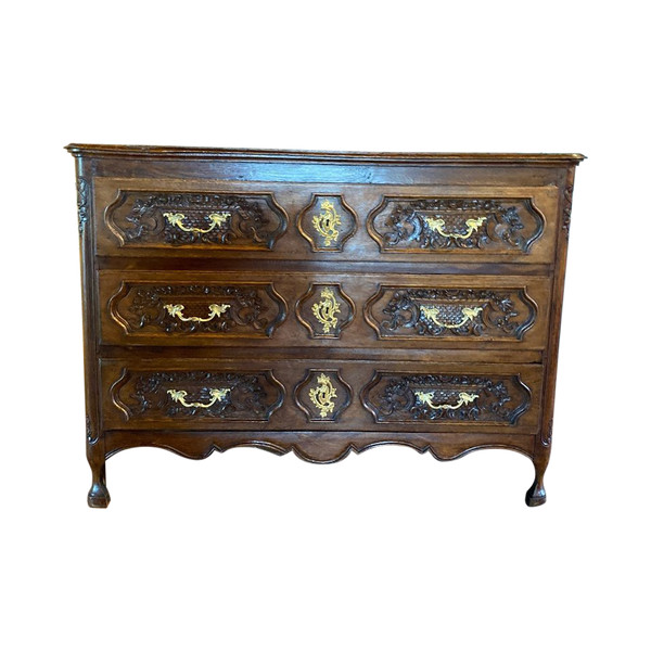 Louis XIV Commode 18th Liège Oak