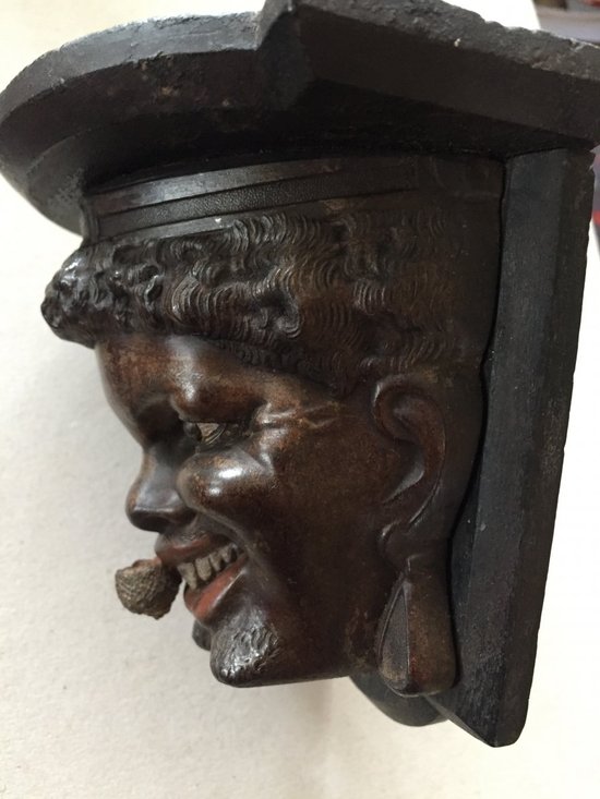 Small Napoleon Console 3. Black Man's Head. XIXth.