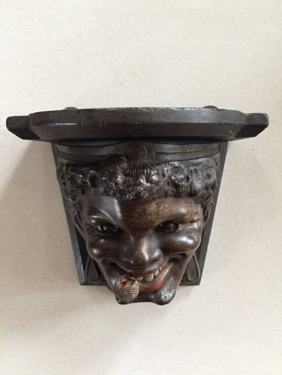 Small Napoleon Console 3. Black Man's Head. XIXth.