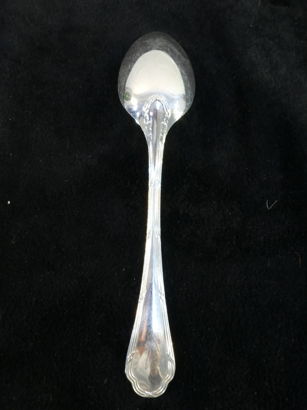 ERCUIS 12 teaspoons in silver metal, TRIANON model