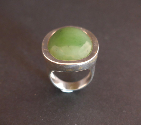 Important Jade Cabochon Ring