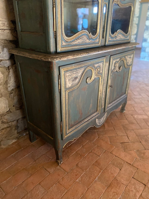 Buffet 2 Cauchois Glazed Body Late 18th Century Patina