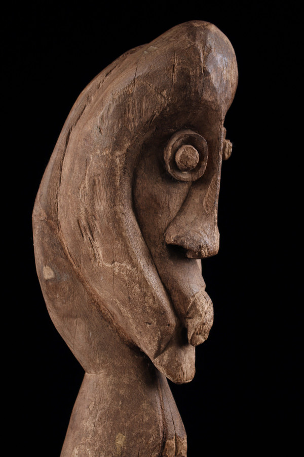 Figure de culte Yipwon, sculpture, art tribal, Papouasie Nouvelle Guinée, art océanien, Océanie