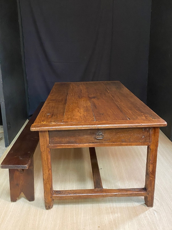 Pretty 19th Century Fir Bench