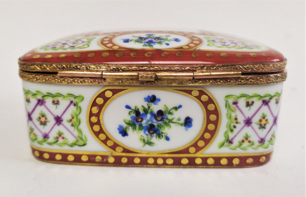  Le Tallec Painted Porcelain Jewelry Box