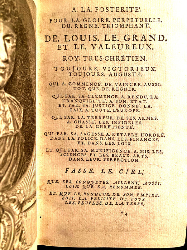 Riassunto cronologico della Storia di Francia di François de Mézeray, in 5 bellissimi volumi in pergamena dell'epoca ad Amsterdam Henri Schelte 1701