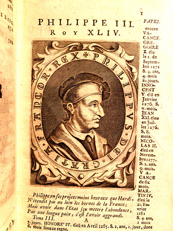 Riassunto cronologico della Storia di Francia di François de Mézeray, in 5 bellissimi volumi in pergamena dell'epoca ad Amsterdam Henri Schelte 1701