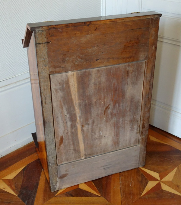 Louis XV period Rosewood and Amaranth Oratory or Prie Dieu cabinet