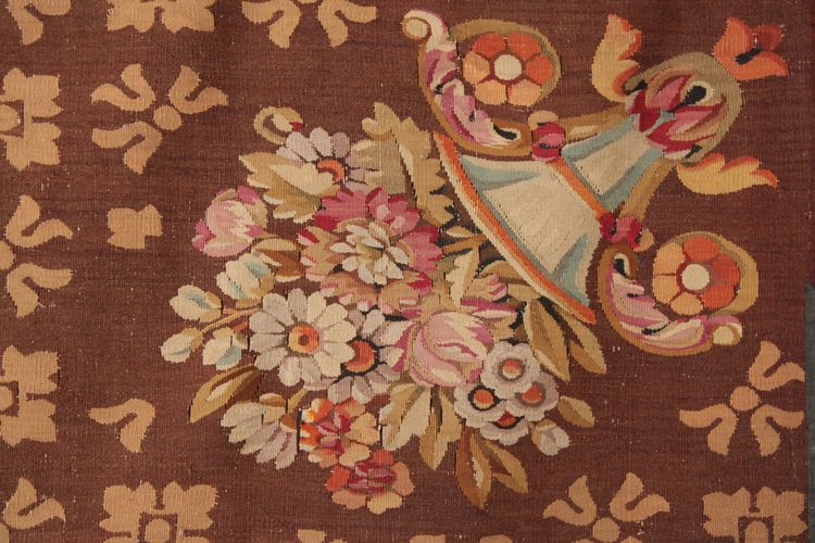 Large Aubusson carpet from the Charles X period