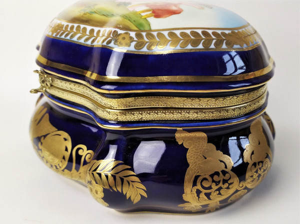 Hand Painted Porcelain Box