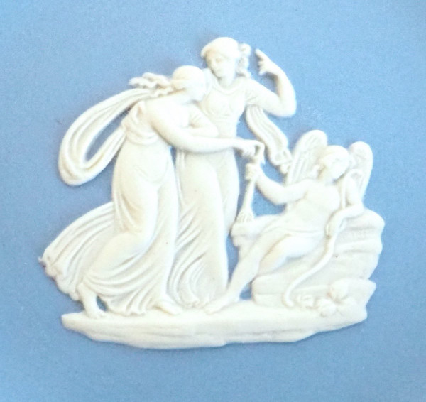 Wedgwood : Serie Von 6 Brottellern Aus Porzellan Biskuit