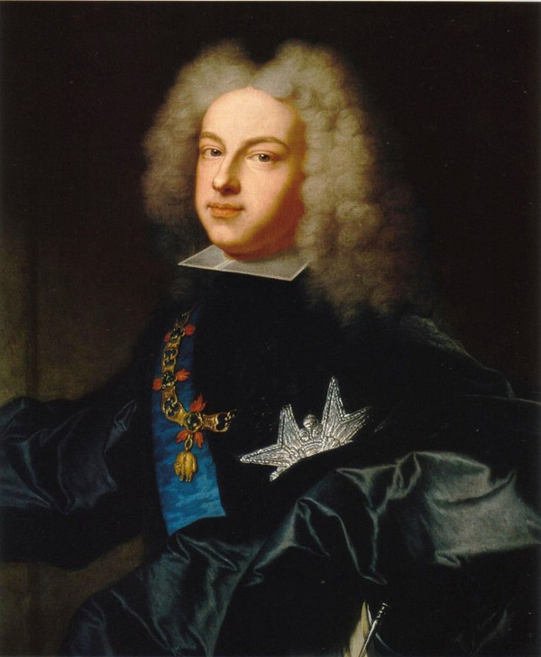 Porträt von Philippe V., König von Spanien, Hyacinthe Rigaud (1659 - 1743), Kreis