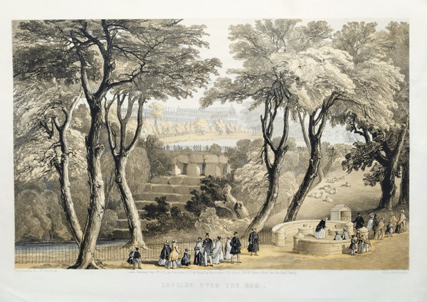 Londra Londra Crystal Palace Hyde Park Litografia di Day & Son secondo Phillip Brannan