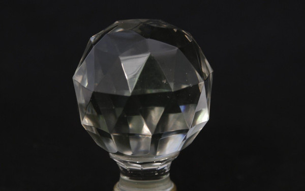 Staircase Ball, 19th Century, Crystal, Bronze