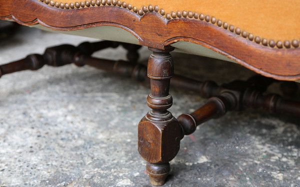 Bench Louis XIII, Oak, 17th Century, 3 Seats