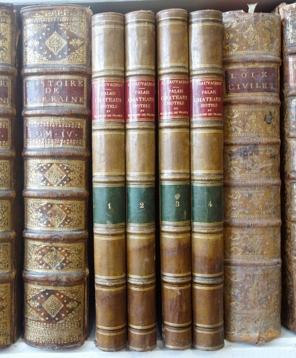 Cl. Sauvageot‎ ‎palais Châteaux Hotels & Houses of France From the 15th to the 18th Century 4volumes In Folio