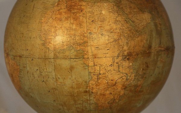 Globe, Bonnefond, 19th century, Diameter 50 Cm